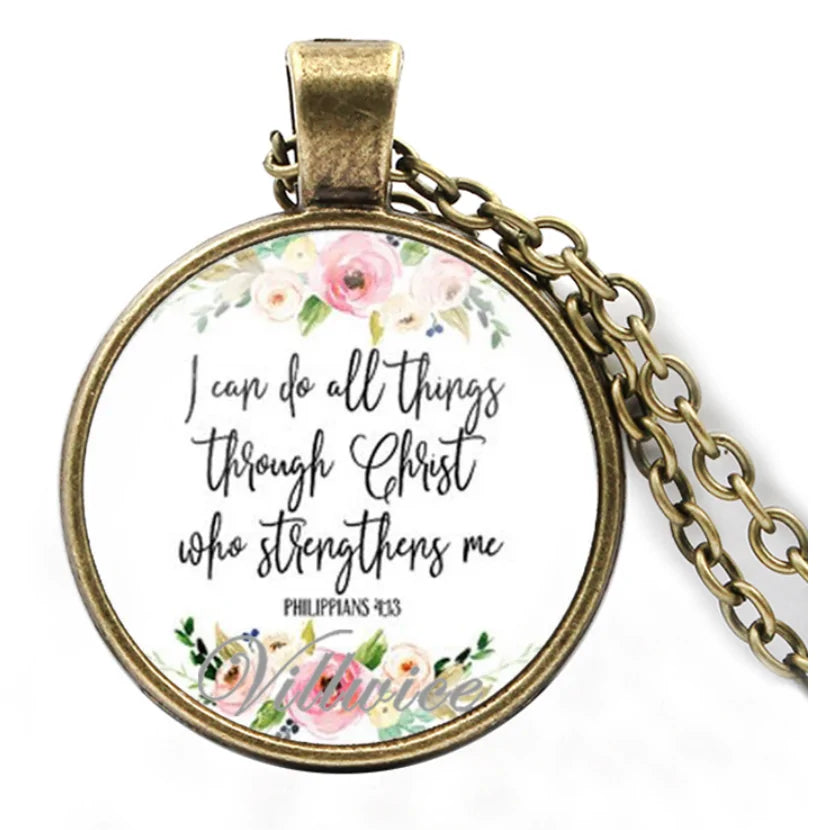 Bible Quote Pendant