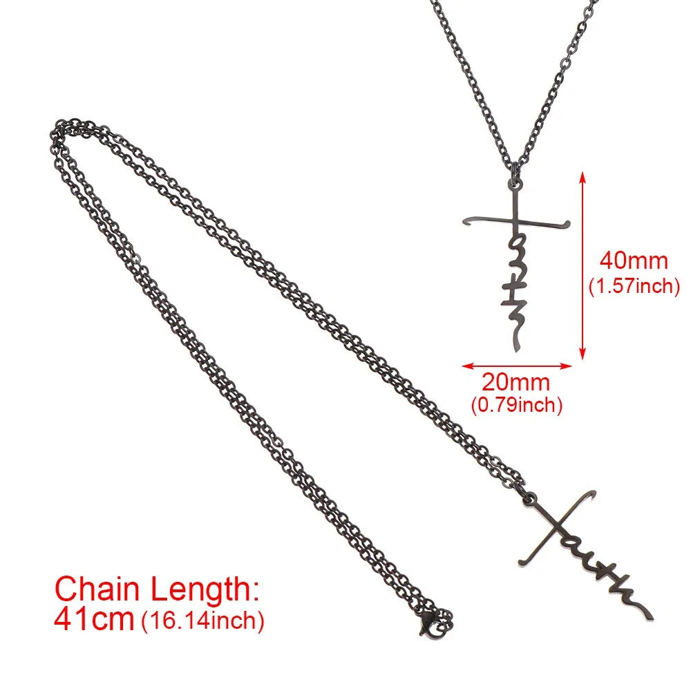 Fashion Faith Stainless Steel Pendant