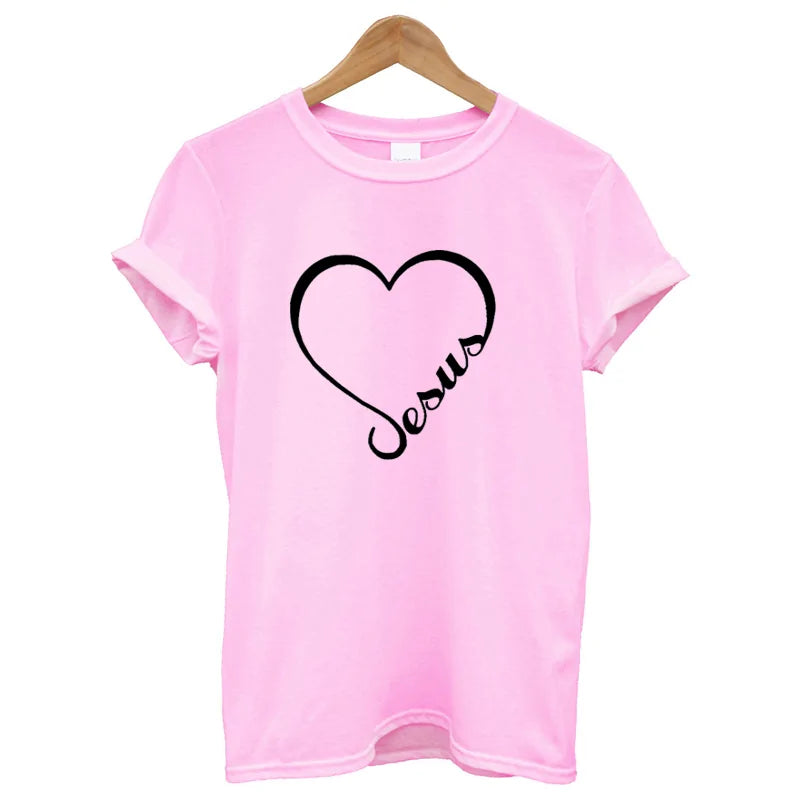 Love Heart Jesus Faith T-Shirt