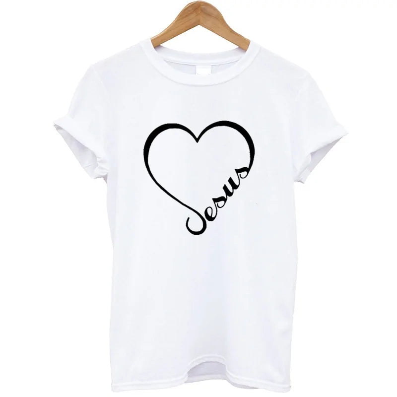 Love Heart Jesus Faith T-Shirt